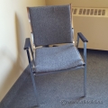 Grey Upholstered Stacking Guest Chair